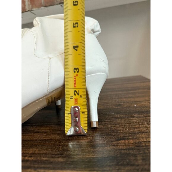 Unilady women’s size 8 white long boot heels - Picture 6 of 12